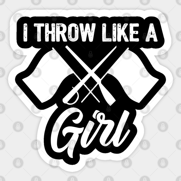 Stickers Paper & Party Supplies Throw Like A Girl Sticker Stickers